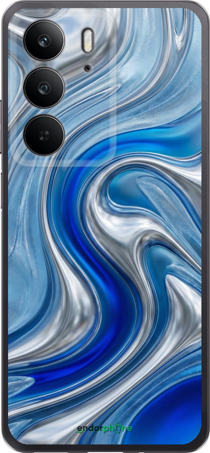 Силиконовый чехол Liquid Chrome для Realme C75 4G - 6781u-3878 изображение 