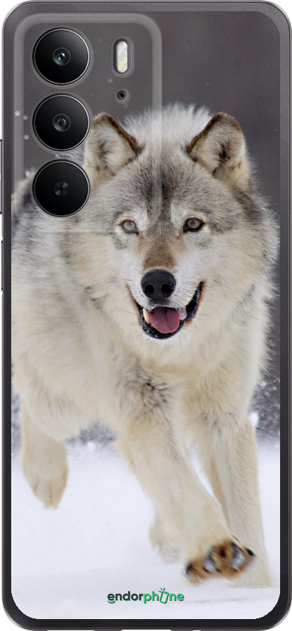 Силиконовый чехол Бегущий волк для Realme C75 4G - 826u-3878 изображение 