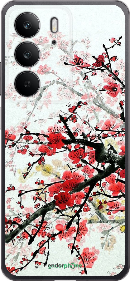 Силіконовий чехол Квітучий кущ для Realme C75 4G - 831u-3878 изображение 