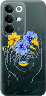 Силіконовий чехол Дівчина v4 для Realme C85 Pro - 5276u-4218 изображение 