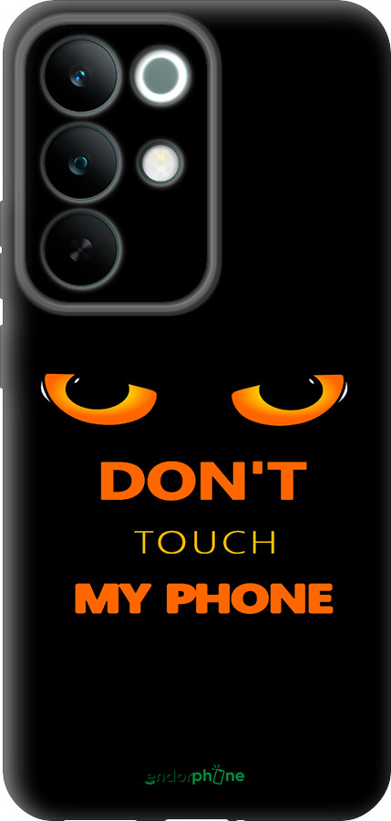 Силиконовый чехол Don't touch the phone для Realme C85 Pro - 4261u-4218 изображение 