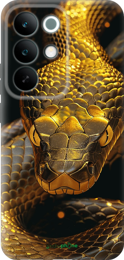 Силиконовый чехол Golden snake для Realme C85 Pro - 6072u-4218 изображение 