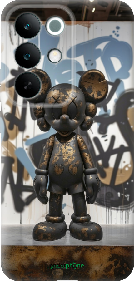 Силіконовий чехол Bronze kaws v2 для Realme C85 Pro - 6098u-4218 изображение 