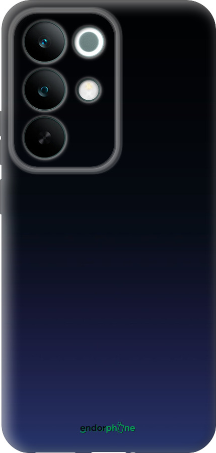 Силиконовый чехол Градиент в тёмно - синем стиле для Realme C85 Pro - 6542u-4218 изображение 