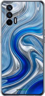 Силиконовый чехол Liquid Chrome для Realme GT 5G - 6781u-3338 изображение 