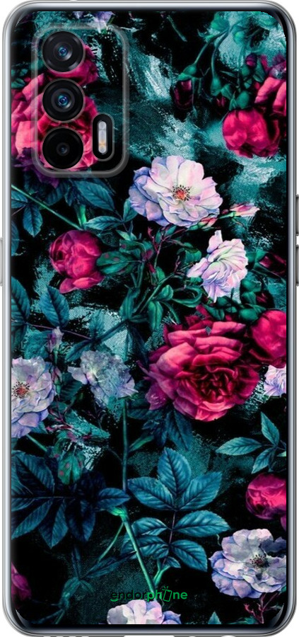 Силіконовий чехол Сад та троянди для Realme GT 5G - 6483u-3338 изображение 