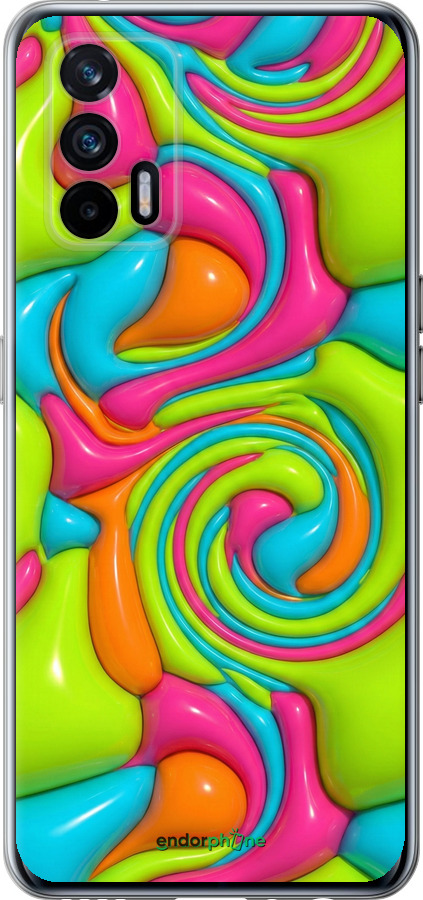 Силиконовый чехол Y2K Jelly Dream для Realme GT 5G - 6780u-3338 изображение 