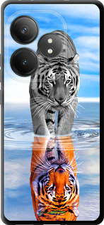 TPU чехол Тигр для Realme GT 6T - 6016b-3750 изображение 