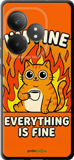 TPU чехол Funny Cat для Realme GT Neo6 - 6786b-3858 изображение 