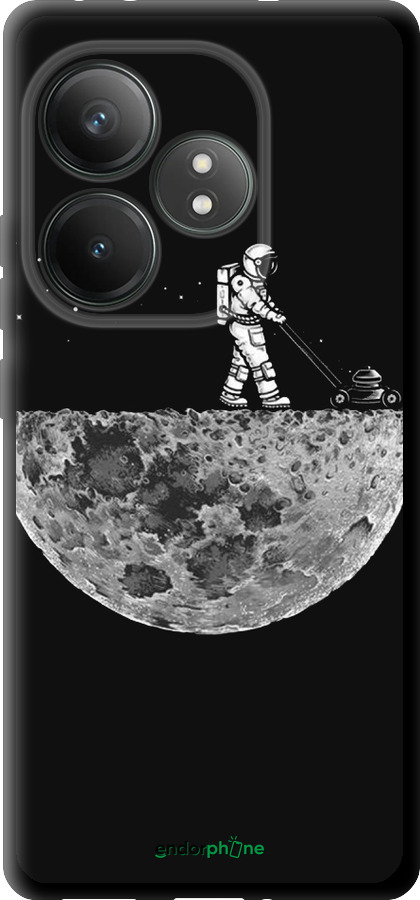 TPU чехол Moon in dark для Realme GT 6T - 4176b-3750 изображение 
