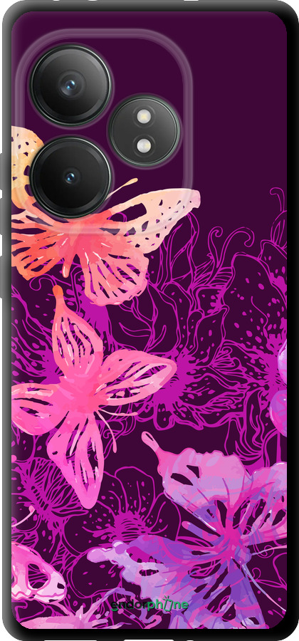 TPU чехол Метелики v2 для Realme GT Neo6 - 5475b-3858 изображение 