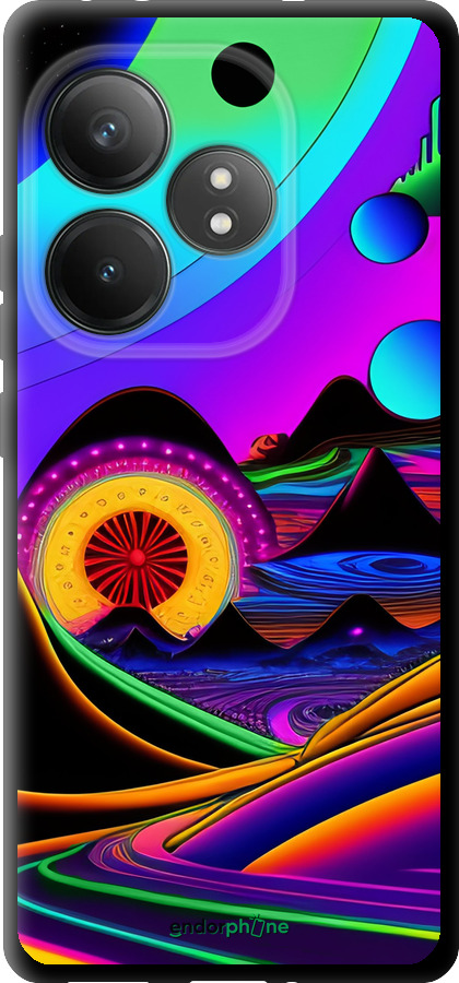 TPU чехол Абстракция v3 для Realme GT Neo6 - 5620b-3858 изображение 