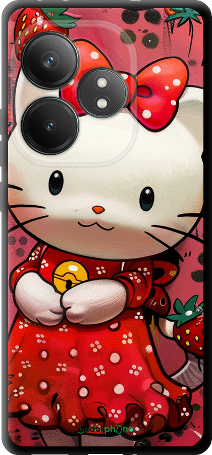 TPU чехол hello kitty1 для Realme GT Neo6 SE - 6036b-3796 изображение 