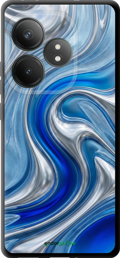 TPU чехол Liquid Chrome для Realme GT Neo6 - 6781b-3858 изображение 