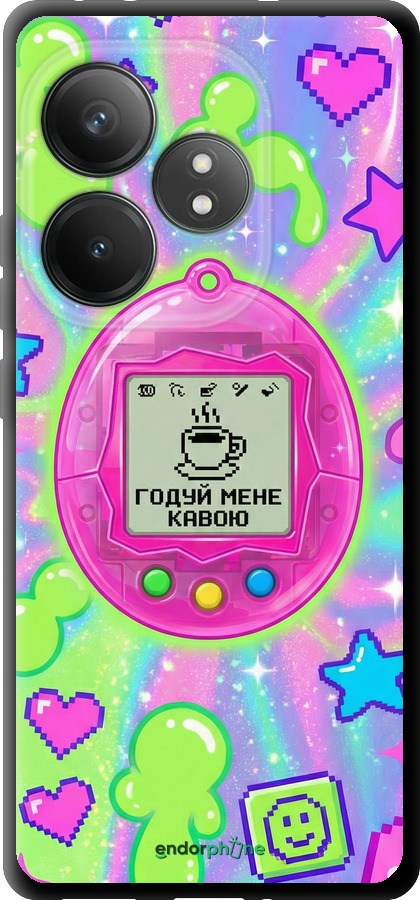 TPU чехол Y2K Aesthetic Retro Pet: Годуй мене кавою для Realme GT Neo6 SE - 6784b-3796 изображение 