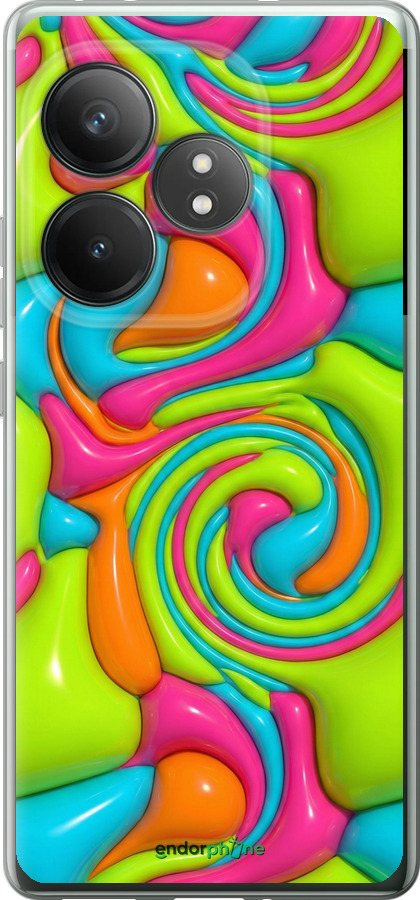 Силиконовый чехол Y2K Jelly Dream для Realme GT 6T - 6780u-3750 изображение 