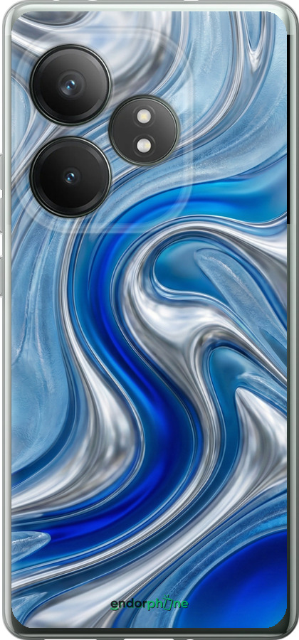 Силіконовий чехол Liquid Chrome для Realme GT Neo6 SE - 6781u-3796 изображение 