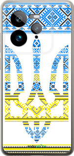 Силіконовий чехол Герб - вишиванка жовто-блакитна  для Realme GT 7 Pro - 1197u-3893 изображение 