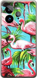 Силиконовый чехол Tropical background для Realme GT 7 Pro - 4016u-3893 изображение 