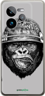 Силиконовый чехол military monkey для Realme GT 7 Pro - 4177u-3893 изображение 