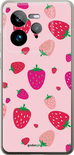 Силиконовый чехол Клубнички для Realme GT 7 Pro - 4332u-3893 изображение 