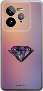 Силиконовый чехол Диамант для Realme GT 7 Pro - 4352u-3893 изображение 