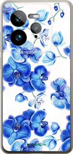 Силиконовый чехол Голубые орхидеи для Realme GT 7 Pro - 4406u-3893 изображение 