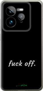 Силіконовий чехол Fuck off для Realme GT 7 Pro - 4731u-3893 изображение 