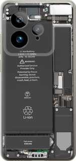 Силіконовий чехол Деталі смартфона для Realme GT 7 Pro - 5487u-3893 изображение 
