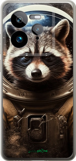 Силиконовый чехол Raccoon austronaut для Realme GT 7 Pro - 5581u-3893 изображение 