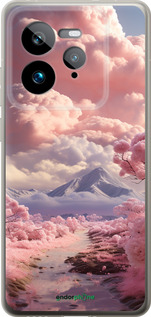 Силиконовый чехол Розовые облака для Realme GT 7 Pro - 5660u-3893 изображение 