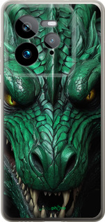 Силиконовый чехол Зелёный дракон v2 для Realme GT 7 Pro - 5817u-3893 изображение 