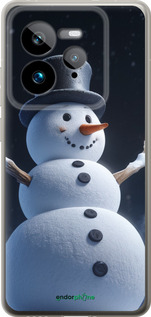 Силіконовий чехол Сніговик для Realme GT 7 Pro - 5826u-3893 изображение 