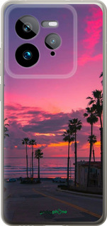 Силиконовый чехол Пальмы для Realme GT 7 Pro - 5873u-3893 изображение 