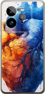 Силиконовый чехол Арт-сердце для Realme GT 7 Pro - 6034u-3893 изображение 