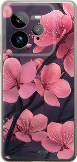 Силиконовый чехол 'Пурпурная сакура' для Realme GT 7 Pro -  изображение 6