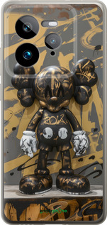 Силиконовый чехол Bronze kaws для Realme GT 7 Pro - 6097u-3893 изображение 