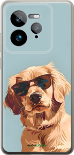 Силиконовый чехол Пес в очках для Realme GT 7 Pro - 6381u-3893 изображение 