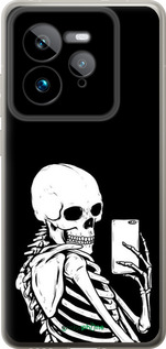 Силиконовый чехол Скелет делает Selfie для Realme GT 7 Pro - 6535u-3893 изображение 