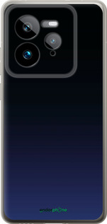 Силіконовий чехол Градієнт у темно-синьому стилі для Realme GT 7 Pro - 6542u-3893 изображение 