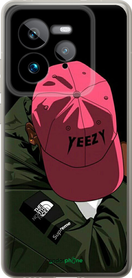 Силиконовый чехол logo de yeezy для Realme GT 7 Pro - 3995u-3893 изображение 