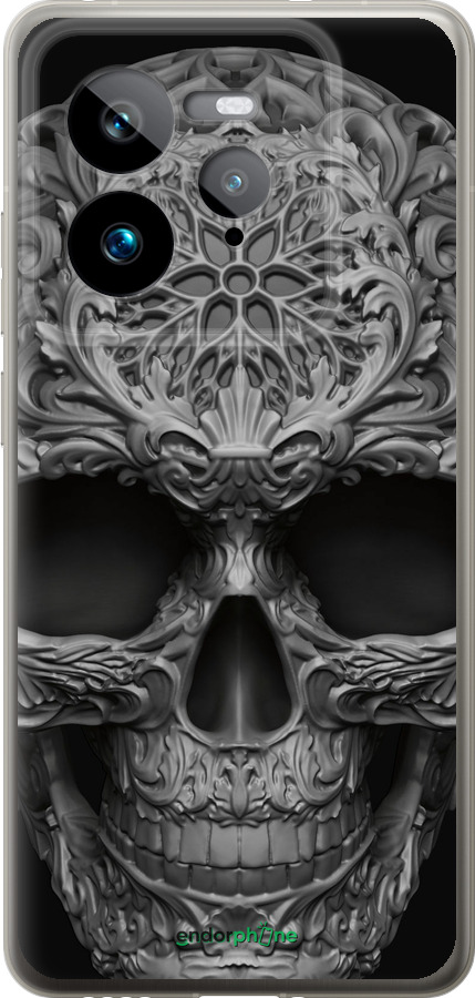 Силиконовый чехол skull-ornament для Realme GT 7 Pro - 4101u-3893 изображение 
