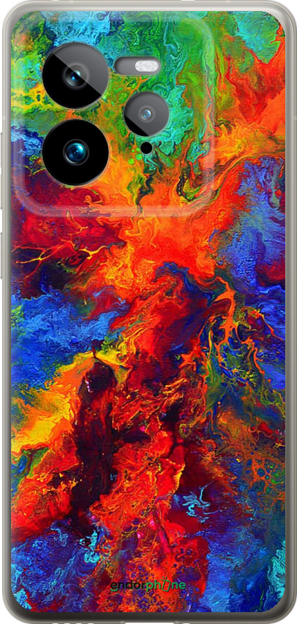 Силиконовый чехол Акварель на холсте для Realme GT 7 Pro - 4150u-3893 изображение 