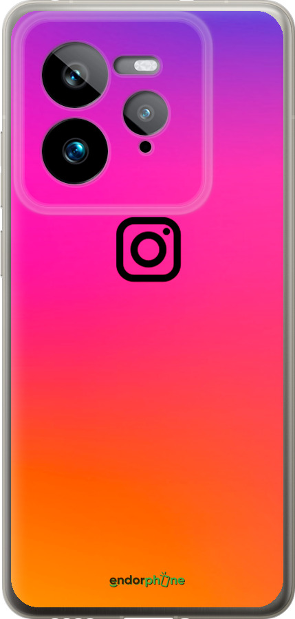 Силиконовый чехол Instagram для Realme GT 7 Pro - 4273u-3893 изображение 