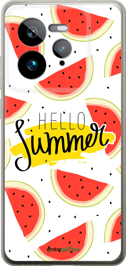 Силиконовый чехол Hello Summer для Realme GT 7 Pro - 4356u-3893 изображение 