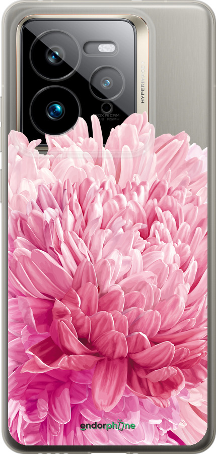 Силиконовый чехол Хризантема для Realme GT 7 Pro - 4666u-3893 изображение 