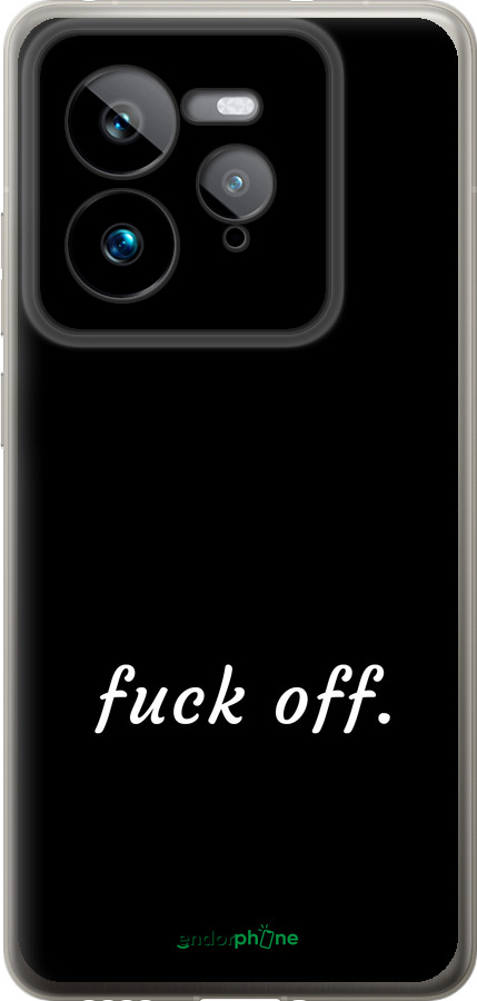 Силіконовий чехол Fuck off для Realme GT 7 Pro - 4731u-3893 изображение 