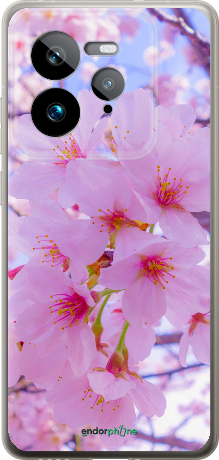 Силиконовый чехол Сакура для Realme GT 7 Pro - 6029u-3893 изображение 
