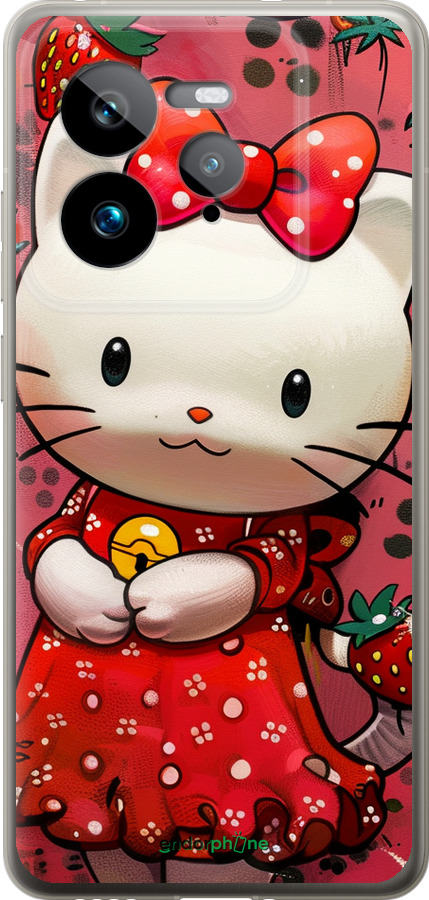 Силиконовый чехол hello kitty1 для Realme GT 7 Pro - 6036u-3893 изображение 
