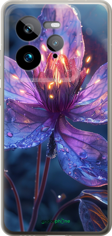 Силиконовый чехол Магический цветок для Realme GT 7 Pro - 6038u-3893 изображение 